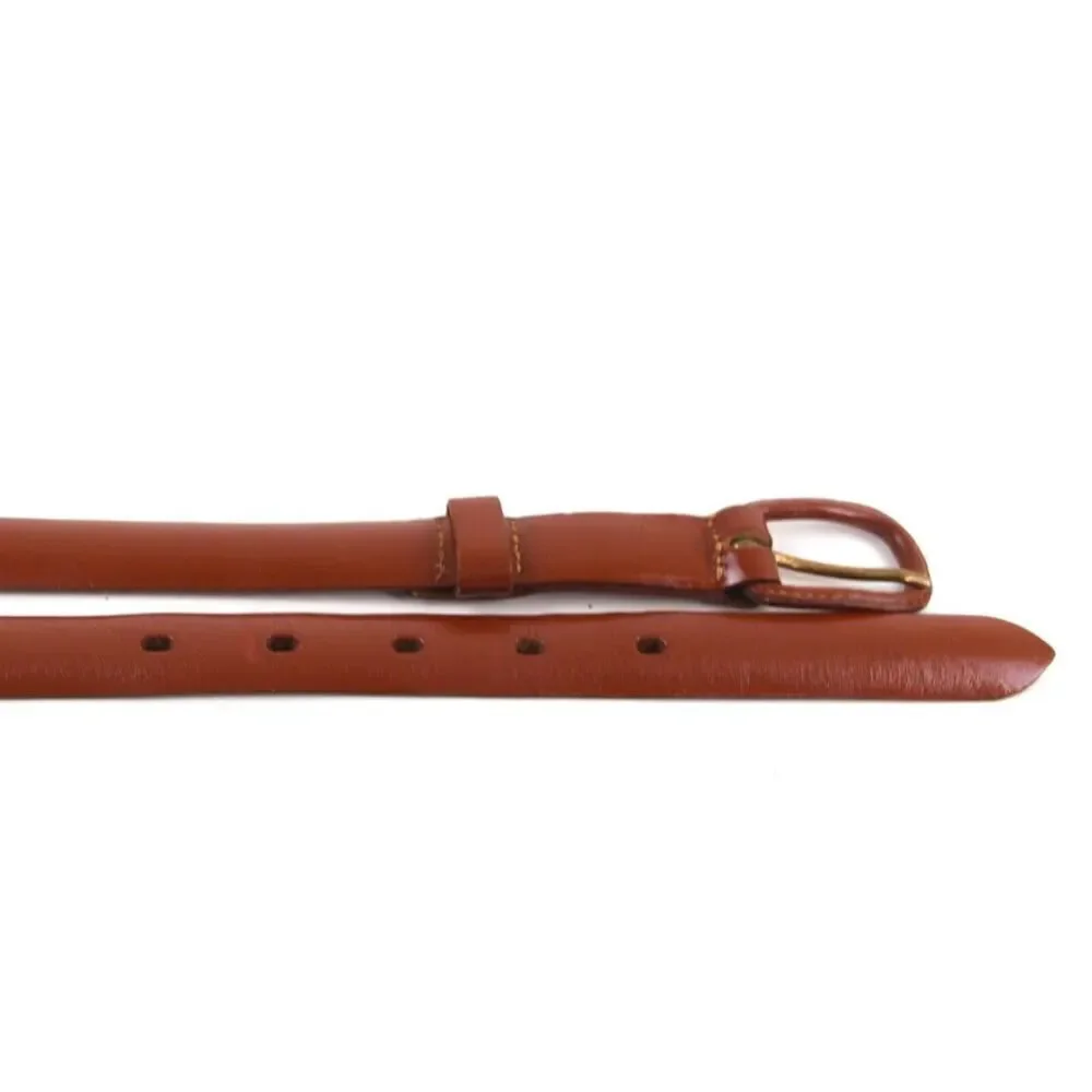 SELECTED BROWN GENUINE LEATHER 5/8